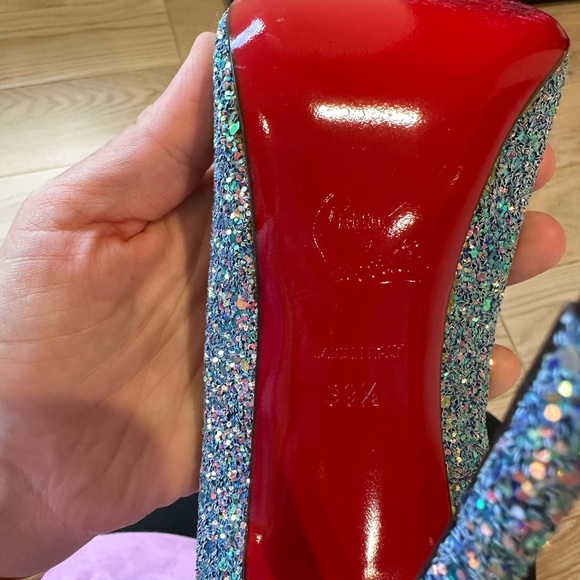 Multi color Christian Louboutin only wore once size 39.5 - Picture 2 of 5